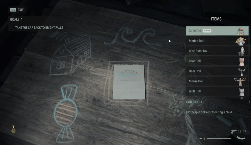 Alan Wake 2 - Solving the nursery rhyme
