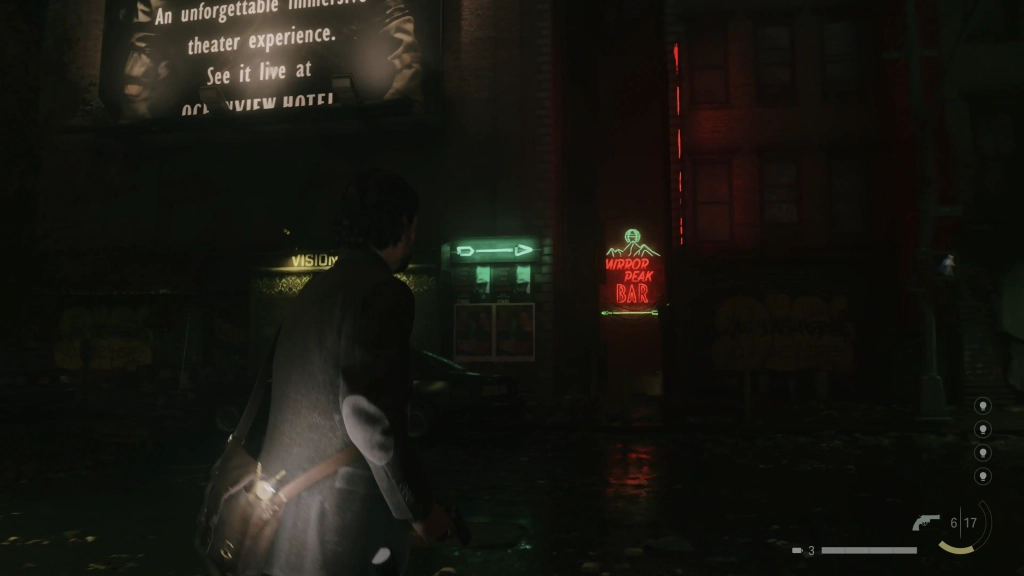 Alan Wake 2- streetlights