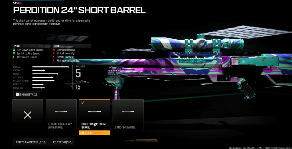 COD Modern Warfare 3 - Perdition Barrel