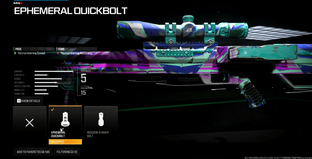COD Modern Warfare 3 - ephemeral bolt
