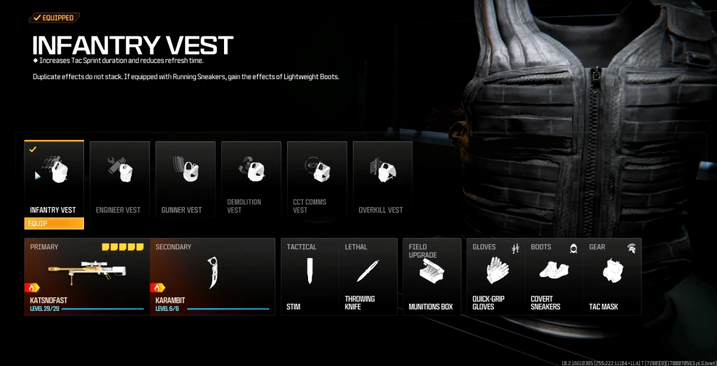 COD Modern Warfare 3 - infantry vest