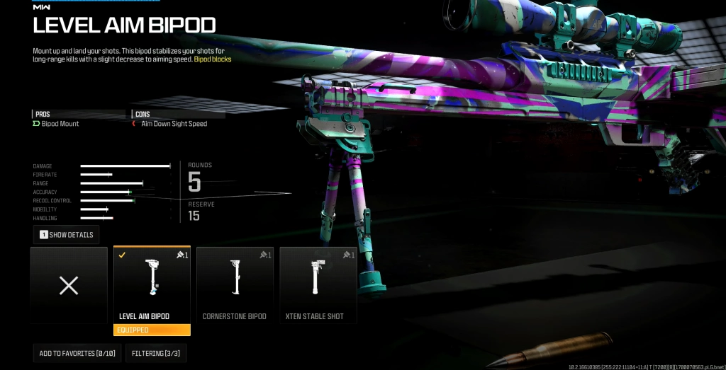 COD Modern Warfare 3 - level aim bipod