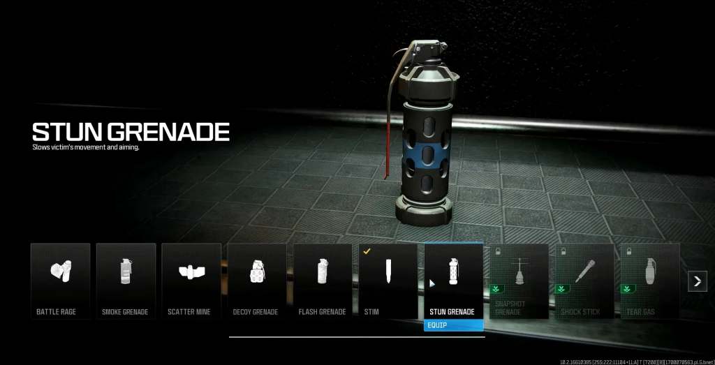 COD Modern Warfare 3 - stun grenade