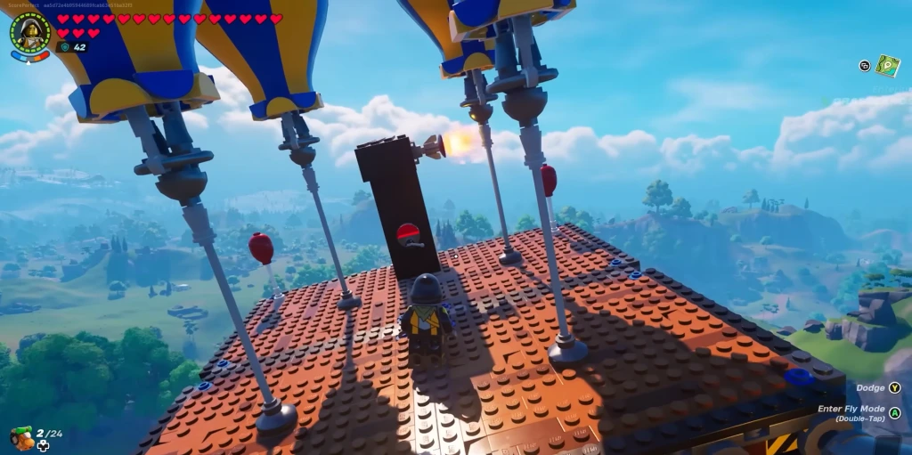 LEGO Fortnite - plane flying