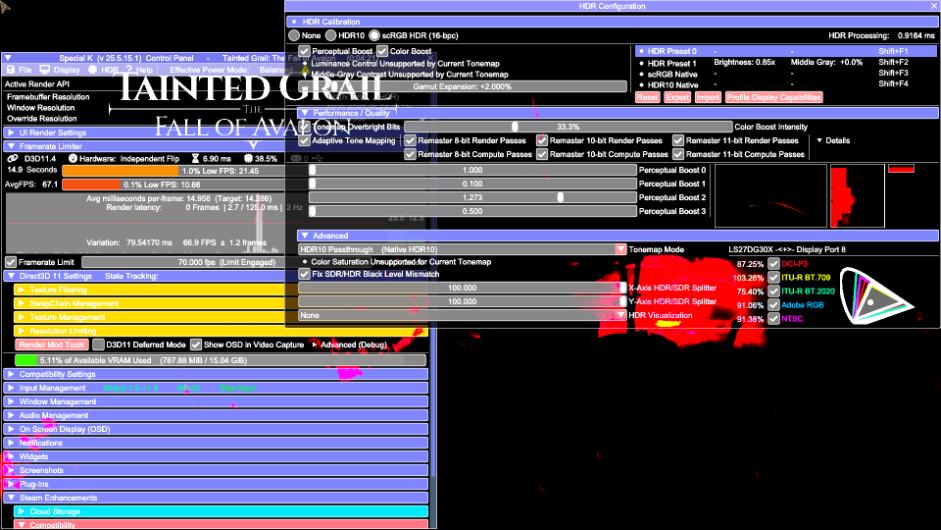 Enable True HDR in Tainted Grail: The Fall of Avalon on Windows 10 2