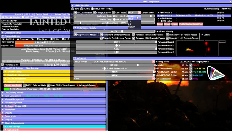 Enable True HDR in Tainted Grail: The Fall of Avalon on Windows 10 3