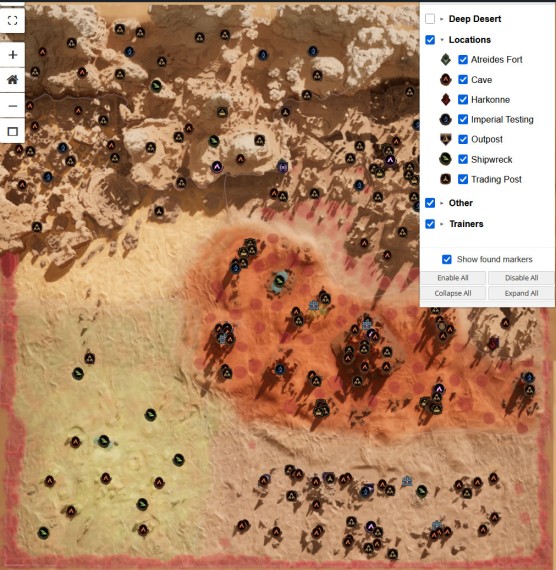 Interactive Map Guide for Dune: Awakening 1