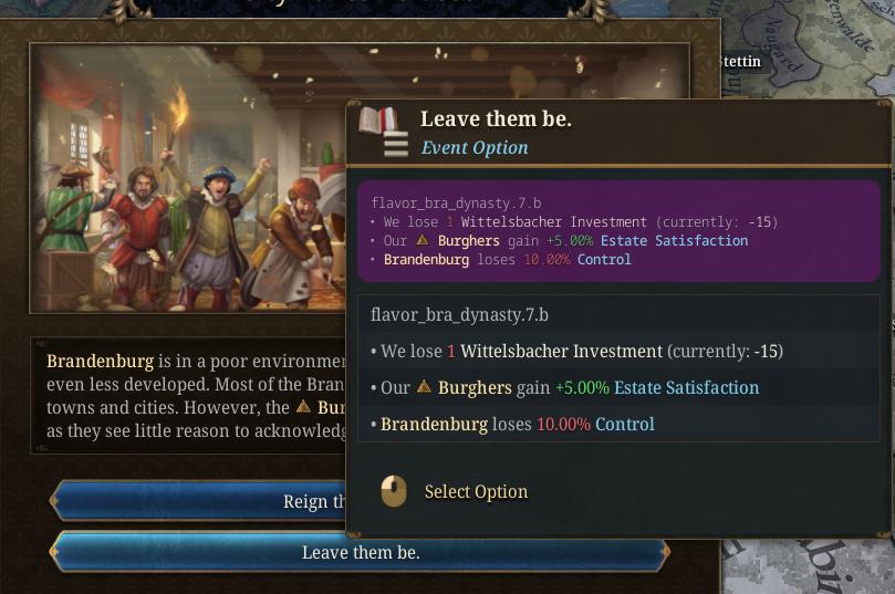 How to get Hohenzollern as Brandenburg in Europa Universalis V