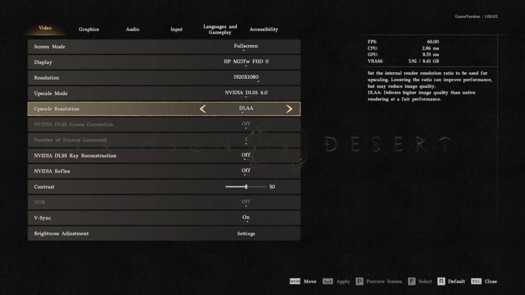 Eliminating In-Game Blur