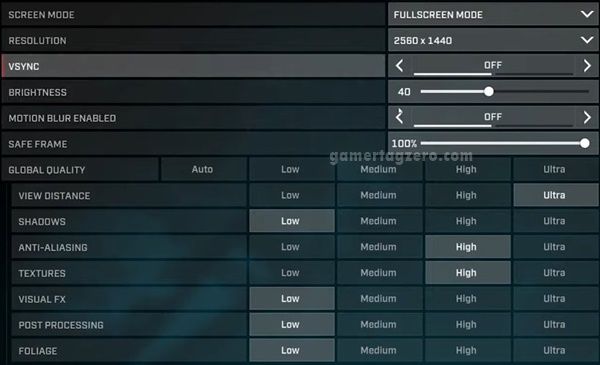 Rogue Company Best graphics Settings