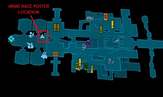 arms race dlc poster location bl3