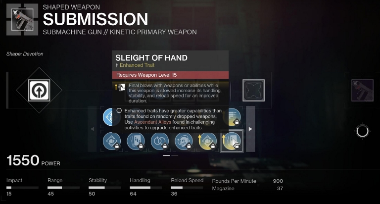 submission raid smg destiny 2
