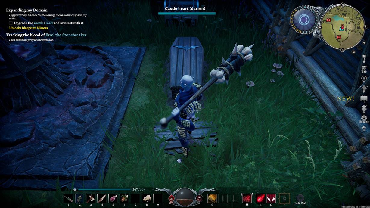 V Rising how to save and respawn