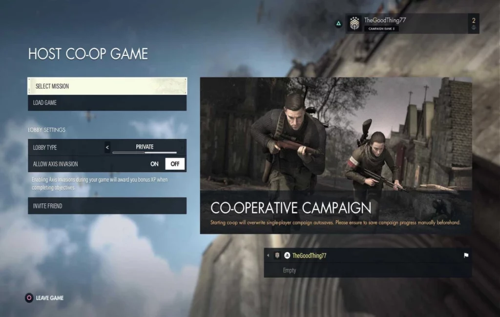 Sniper Elite 5 - Co op game play