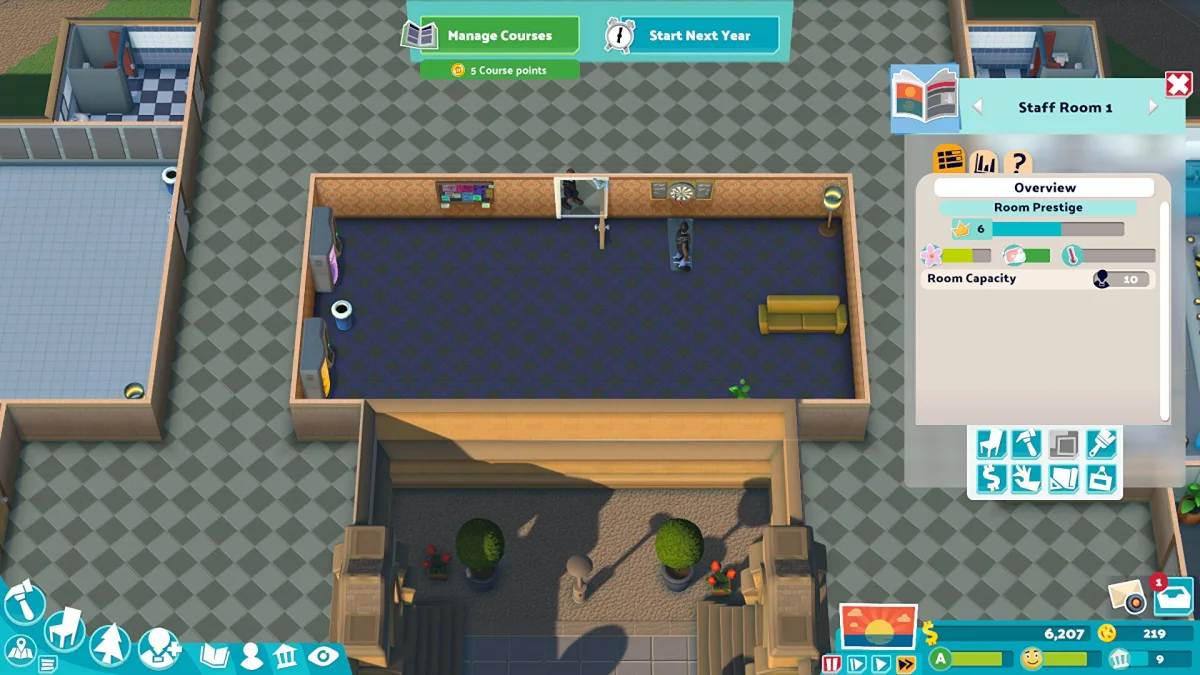 Two Point Campus - Keeping Staff Happy