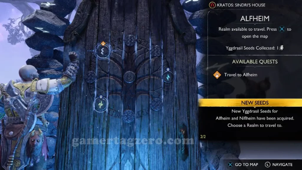 God Of War Ragnarok - Yggdrasil seeds