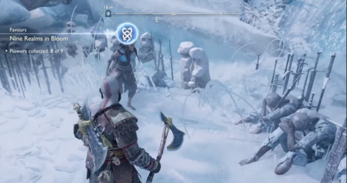 God of War Ragnarok - Frostfinger flower