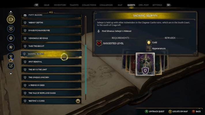 Hogwarts Legacy - Sacking Selwyn