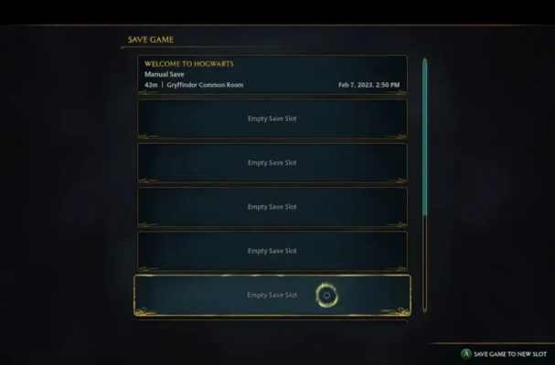 Hogwarts Legacy - save files missing