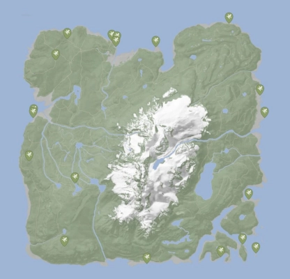 Sons of the Forest - sea turtles locations