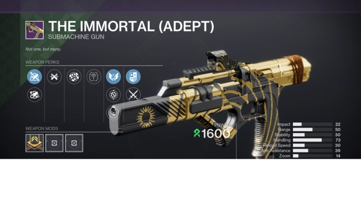 Destiny 2 - Lightfall - The Immortal adept