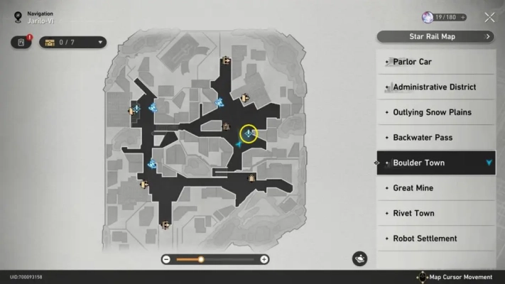 Honkai - Star Rail - great mine night map