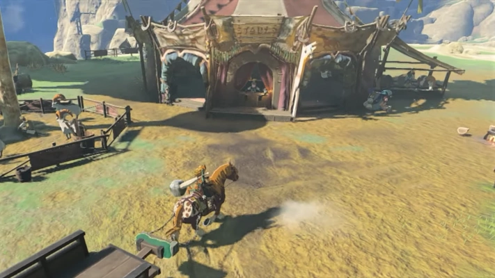 The Legend of Zelda - Tears of the Kingdom - Stable and horse