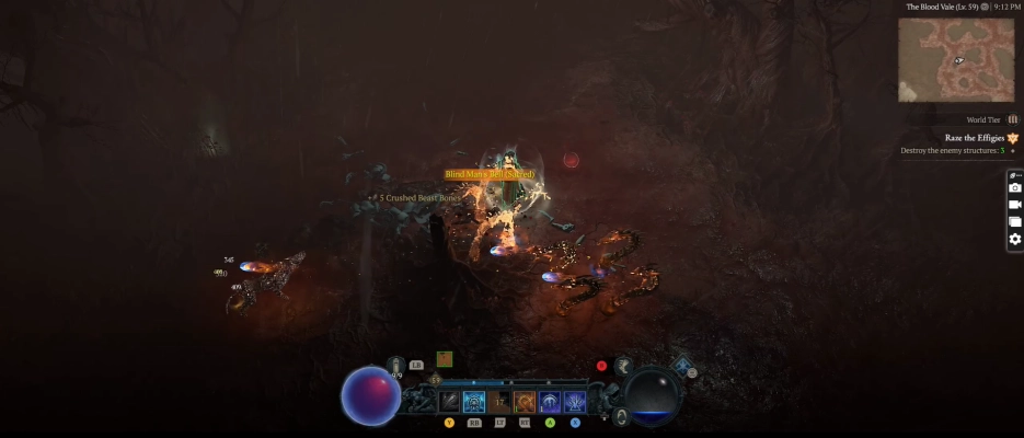 Diablo 4 - Fighting Blind Odwyn