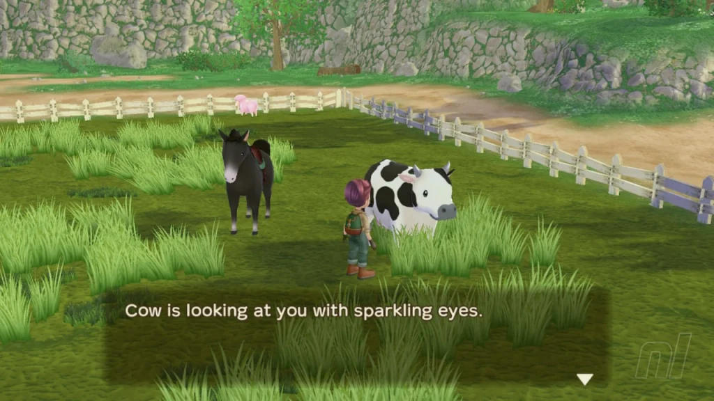 Story of Seasons - A Wonderful Life - Happy cow