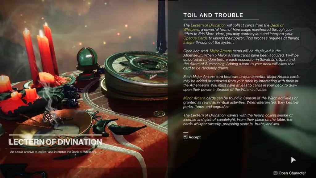 Destiny 2 - Lectern of Divination