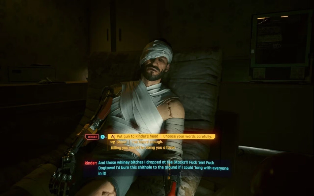 Cyberpunk 2077 - Rinder choice die