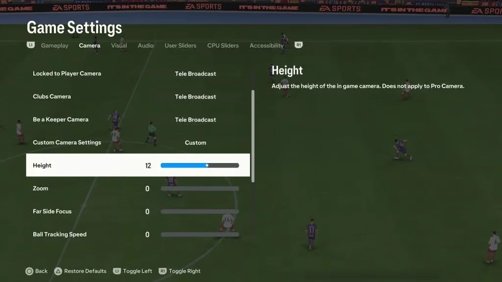 FC 24 - Settings