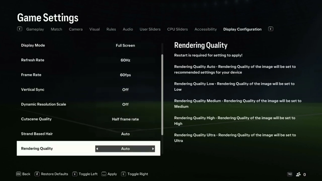FC 24 - best settings