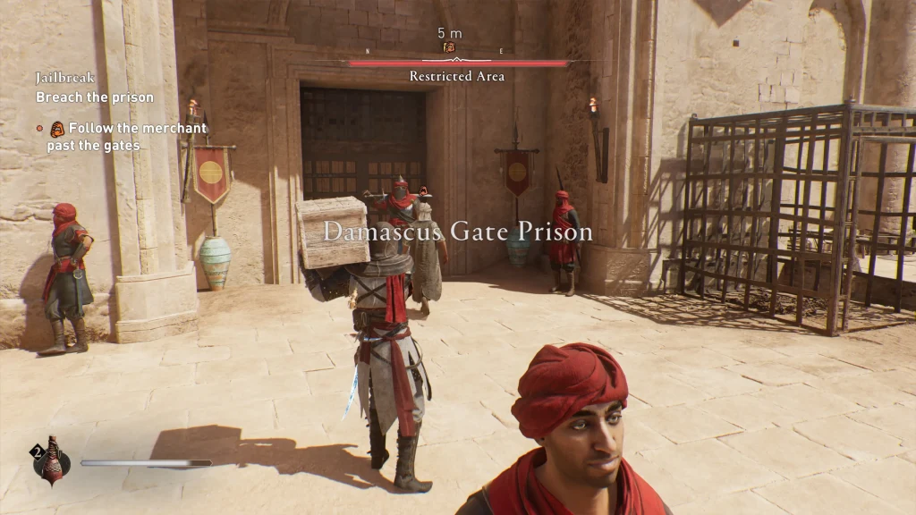 AC Mirage - taking help from merchant and rebel