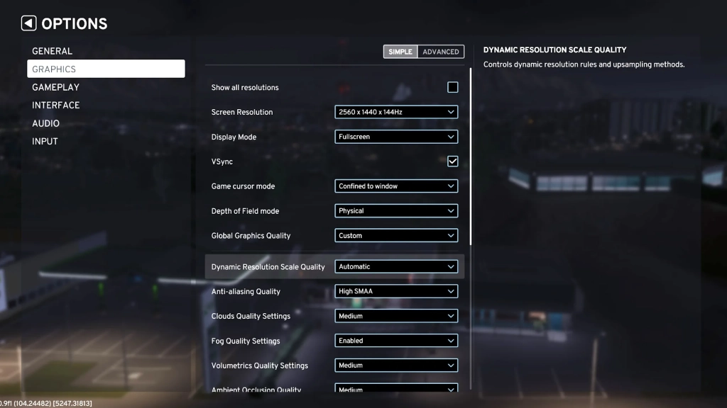 Cities Skylines 2 - game settings
