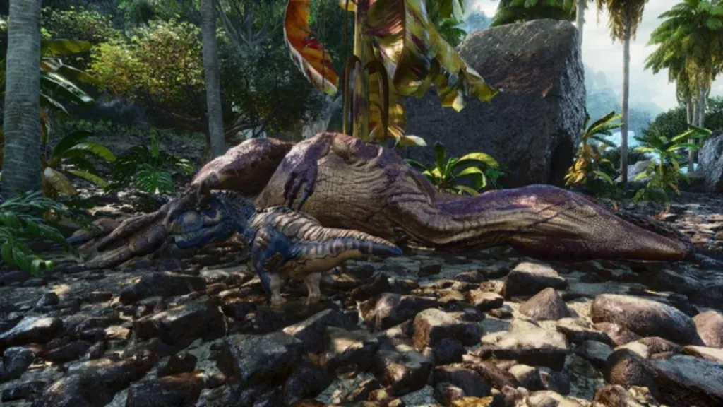 ARK Survival Ascended - wild baby dinos found