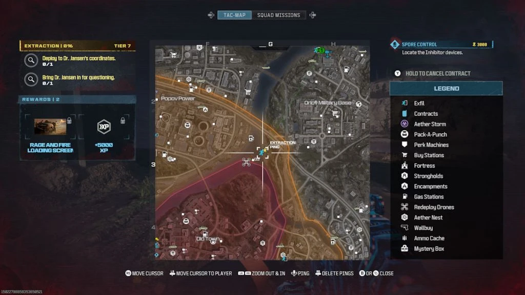 COD Modern Warfare 3 - exfil map
