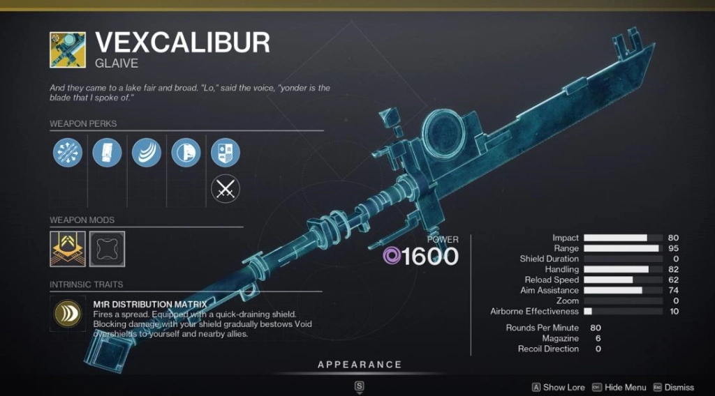 Destiny 2 - Vexcalibur