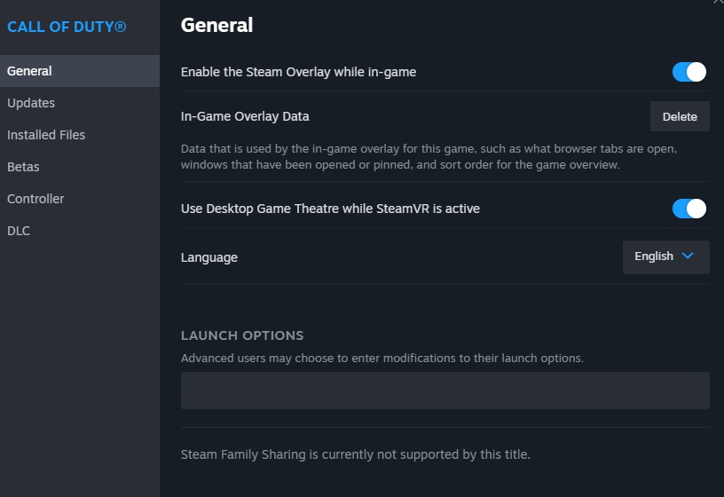 steam mw3 properties