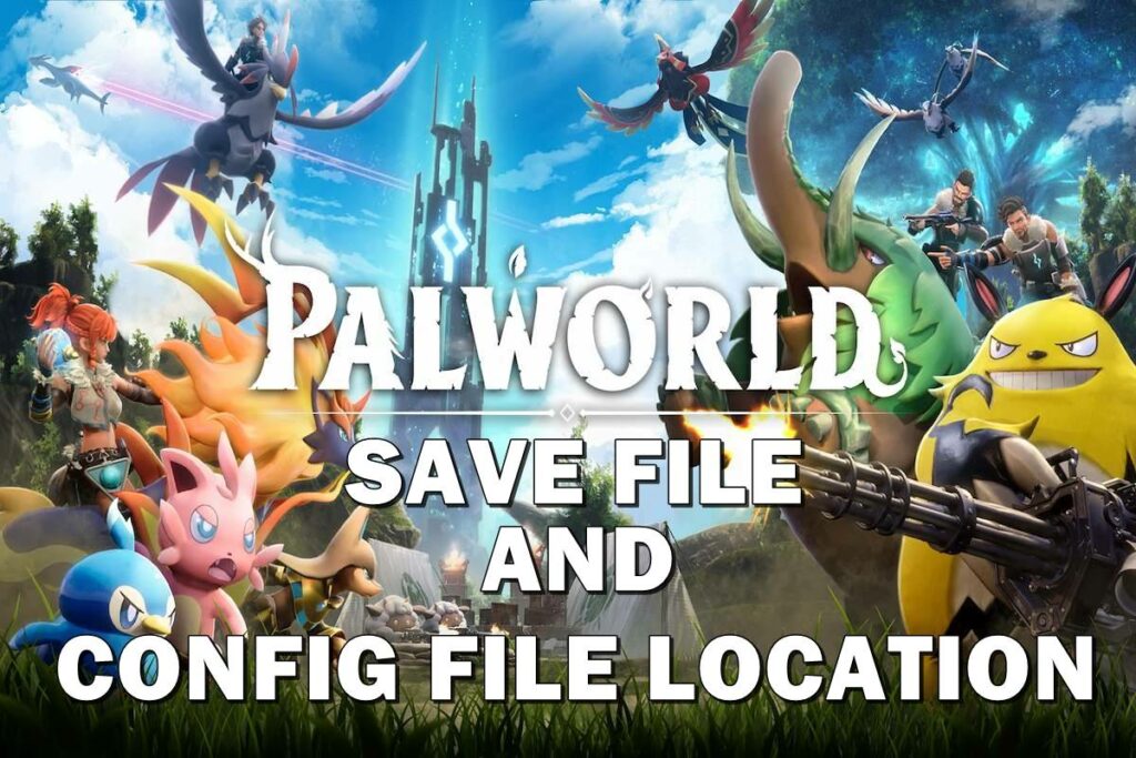 palworld save file and config file location