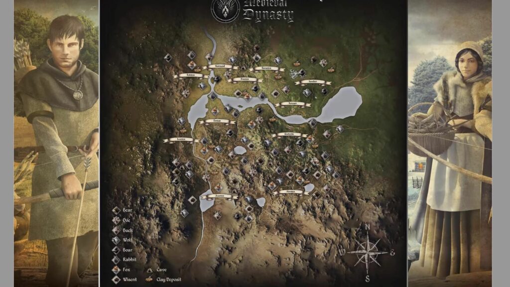 All Animals and Resources Locations in Medieval Dynasty